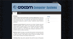 Desktop Screenshot of crocom.com.pl